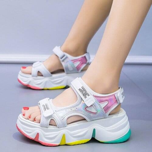 Shoes Women Slippers Sports Sandals Womens Summer 2021 New Red Womens Fashion Sandales Femmes