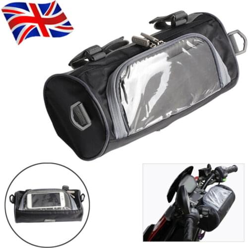 Universal Black Waterproof Motorcycle Bag Motorcycle Magnet Tank Bag Motorcycle Front Windshield Bag Handlebar Storage Container