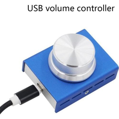 USB Lossless Computer Volume Control PC Speaker Computer o Digital Line Control Volume Controller With One Key Mute