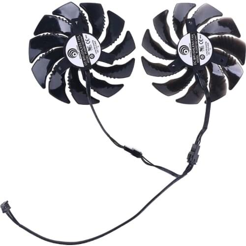 1/2pcs 88mm PLD09210S12HH 4Pin Cooling Fan for Gigabyte GeForce GTX 1660 1660Ti Graphics Card Cooler Fan