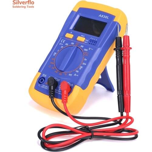 A830L High-Precision Digital Multimeter DC AC Voltage Test Current Tester With Backlit Large Screen
