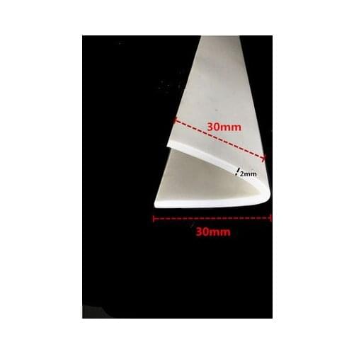 Custom Rubber Angle Corner Protecor Edge Encloser Shield Collision Avoidance Gasket L Strip 30x30mm Black Gray White