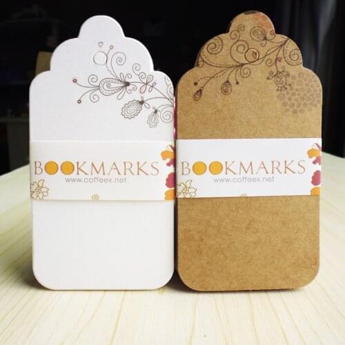 1set/20pcs Floral DIY Gift Tags Paper Cards Bookmarks Party Paper Gift Tag Hang Tag Label Clothes Sewing Garment Tags 5.2x10cm