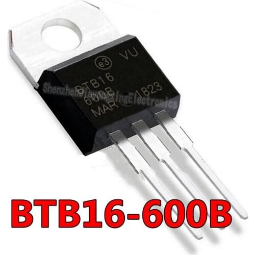 10PCS BTB16-600B TO-220 BTB16-600 TO220 BTB16 16-600B