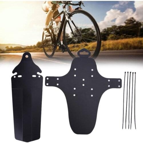 2pcs Mudguard Bicycle Fenders Black Front/Rear Tire Wheel Fenders MTB Mountain Bike Road Cycling Fix Gear Accessories
