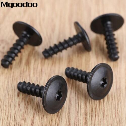 20Pcs N90775001 Auto Engine Cover Wheel Arch Inner Liner Mud Flaps Fender Mud Splash Guard Torx Screws Self Tapping For Audi