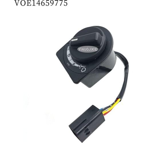 Excavator accessories for EC80 140 380 480D hook machine Throttle knob controller gear switch VOE14659775 14659775