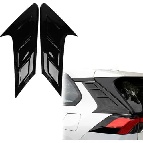 Car Accessories Auto Rear Window Sequins Wing Side Cover for Toyota RAV4 2019-2020
