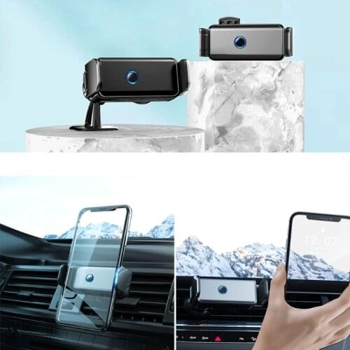 J60F Electric Locking Car Phone Mount Auto-Sensing Clamping Cell Phone Holder for Auto Induction Mount Bracket