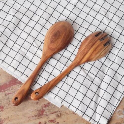 Bamboo Fork Spoon Knife Cutlery Set Portable Tableware Wooden Cutlery Travel Utensil Set With Cutlery Bag