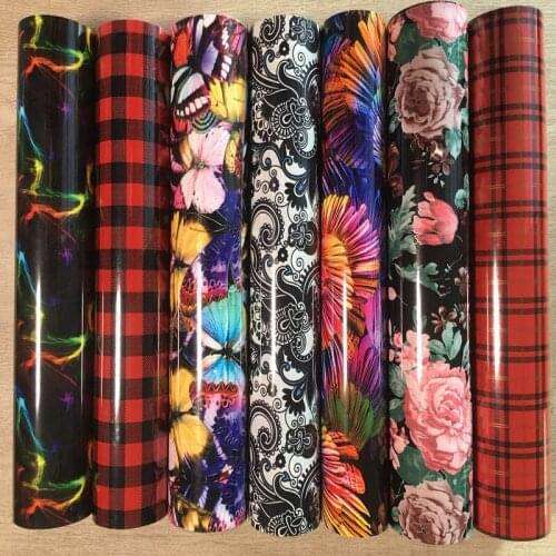 Free shipping 1 piece 25cmx50cm Beautiful Color TPU Heat Transfer Vinyl for Heat Press Machine Tshirt Iron On HTV Printing