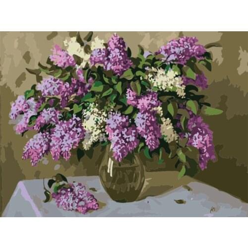 Flowers For Adults DIY Cross Stitch Embroidery 11CT Kits Needlework Craft Set Cotton Thread Printed Canvas Home Sell