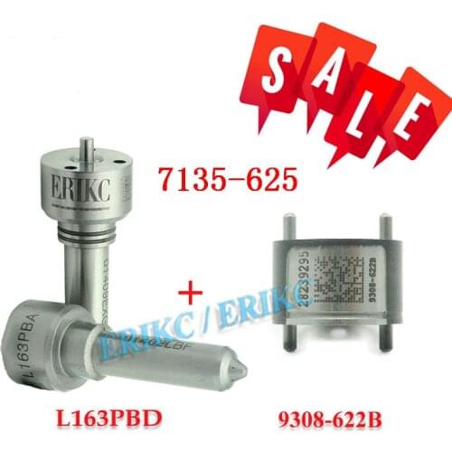 ERIKC 7135-625 L163PBD L163PBA Common Rail Diesel Injector Repair Kit 9308-622B 28239295 28278897 for EJBR03301D JMC