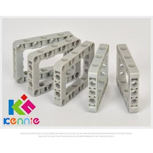 50pcs/lot Kennie Building Blocks Bulk Technic Parts Technic Connectors NO.64179 Arm Ring / ring beam brick Series5x7