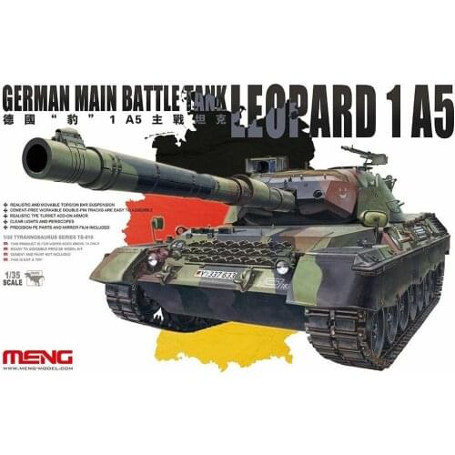 Meng TS-015 Model 1/35 German MBT Leopard 1A5 NEW Models Armour Model kit