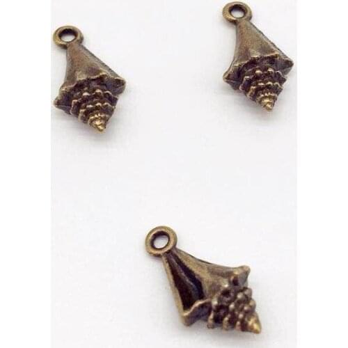 Fashion 16 pcs conch charms alloy Marine life conch pendants fit DIY handmade necklace earring bracelet charms Jewelry Making