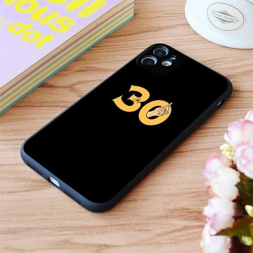 For iPhone Stephen Curry 30 Print Soft Matt Apple iPhone Case 6 7 8 11 12 Plus Pro X XR XS MAX SE
