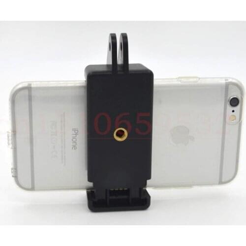 New Outdoor Mobile Phone Sport Clip Mount with Gopro Connection Tripod Bicycle Scooter Car Holder Cellphone Adapter