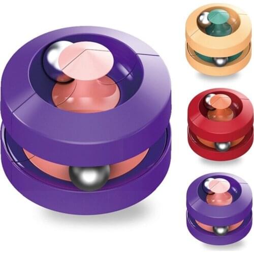 The New Turning Bead Track Decompression Pinball Finger Gyro New Peculiar Intellectual Toy Creative Decompression Toy