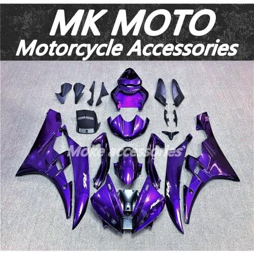 Motorcycle Fairings Kit Fit For Yamaha R6 2006-2007 Bodywork Set Galaxy Shine Bright Purple 2