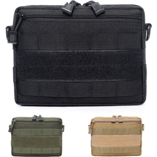 Outdoor Tactical Pouch EDC Molle Utility Organizer Pouch Toolkit Phone Case Storage Bag Waterproof Hunting Field Pouch