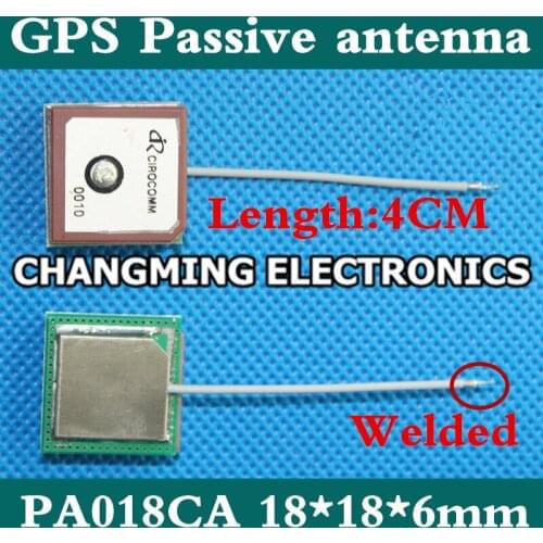 Built-in GPS passive antenna 18*18*6mm welded PA018CA(working 100% Free Shipping)5PCS