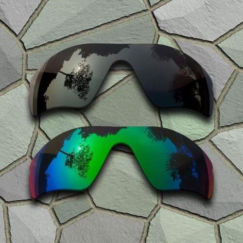 Grey Black&Jade Green Sunglasses Polarized Replacement Lenses for Oakley Radar Path