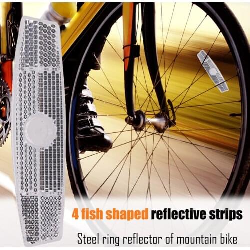Steel Wire Lamp Warning Tapes Bike Spoke Reflector MTB Bicycle Wheel Rim Reflective Clip Night Cycling Parts