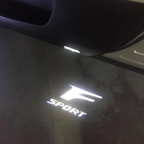 HD LED Car Door Welcome Light Logo projector Lamp For LEXUS GS200T GS250 GS300H 450H es240 es300 es350 rcf RC3550 RC300 F SPORT