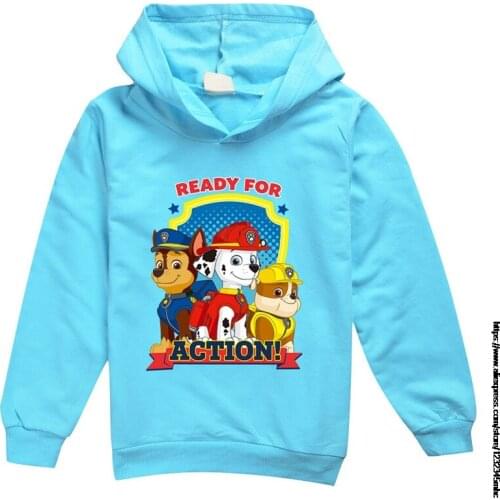 PAW PATROL Sweatshirts Girls Boys Long Sleeve T Shirt Fortnight Hoodies Hip-hop Tops Grinch Clothes
