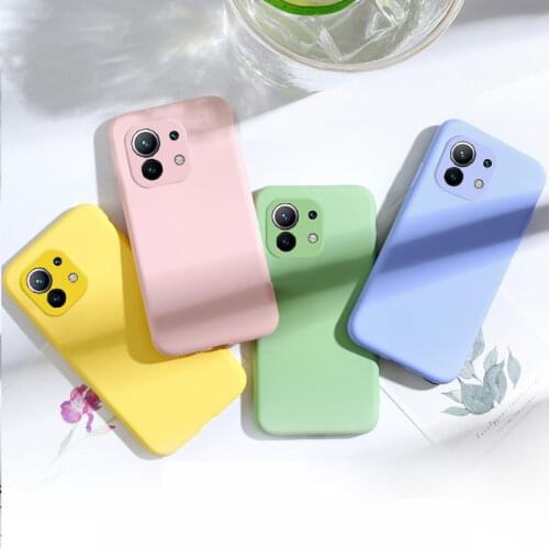 Shockproof TPU Phone Case For Xiaomi Mi 11 Case Camera Protector For Mi11 Soft Back Cover Cases Mi10i Mi10s Mi Note 10 lite Pro