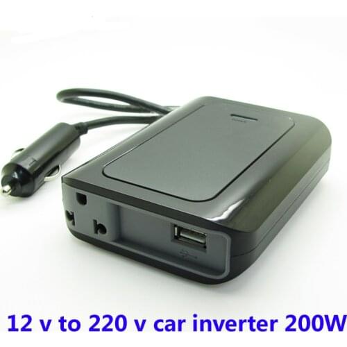 Ultrathin SUVPR 12 v to 220 v car inverter 200W auto voltage converter laptop charger power adapter