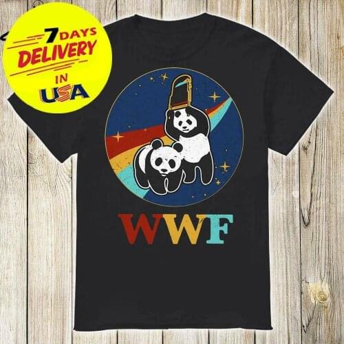 Retro Wwf Panda Bear Wrestling Funny Shirt 2019 New Arrival MenS Fashion Funny Tees Men Short 3D Print T Shirt