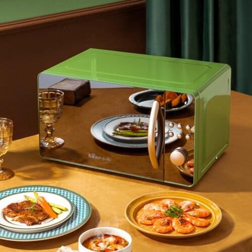 Mirror 700W Microwave Oven Is An Easy-to-use 20-liter Stylish Electric Cookware for Defrosting Food Chef Bear/WBL-A20H1