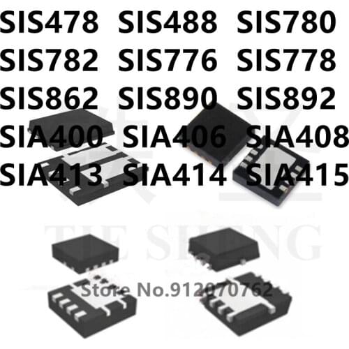 10PCS SIS478 SIS488 SIS780 SIS782 SIS776 SIS778 SIS862 SIS890 SIS892 SIA400 SIA406 SIA408 SIA413 SIA414 SIA415 IC