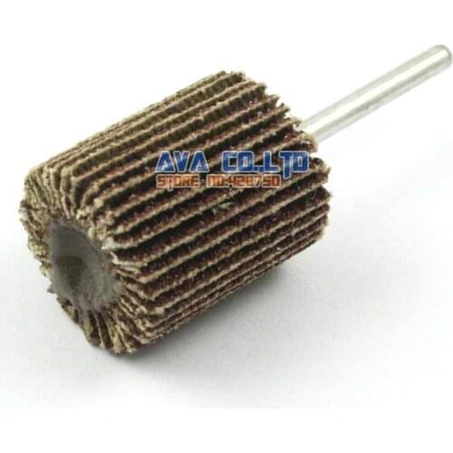 10 Pieces 20x25mm 180 Grit Abrasive Flap Sanding Wheel 3mm Shank