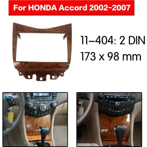 2 DIN Car Radio stereo Fitting installation adapter fascia For Honda Accord 2002 2003 2004 2005 2006 2007 car audio frame