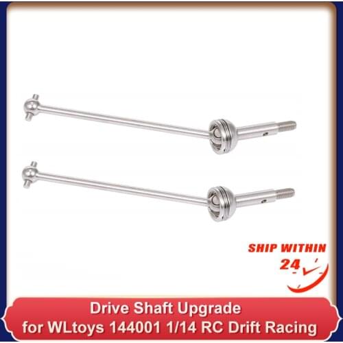 2Pcs Remote Control Universal Drive Shaft Upgrade Accessories Fit for WLtoys 144001 1/14 RC Drift Racing Car Spare Parts