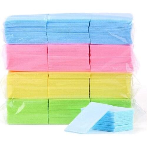 550pcs Lint-Free Napkins For Manicure Wipes Removing Gel Varnish Nail Polish Wraps Cleaner Cotton Pad Nail Art Tools
