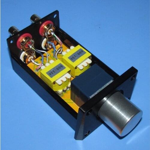 600Ω: 15K permalloy step-up transformer, ALPS blue shell potentiometer, high-fidelity passive front level volume controller