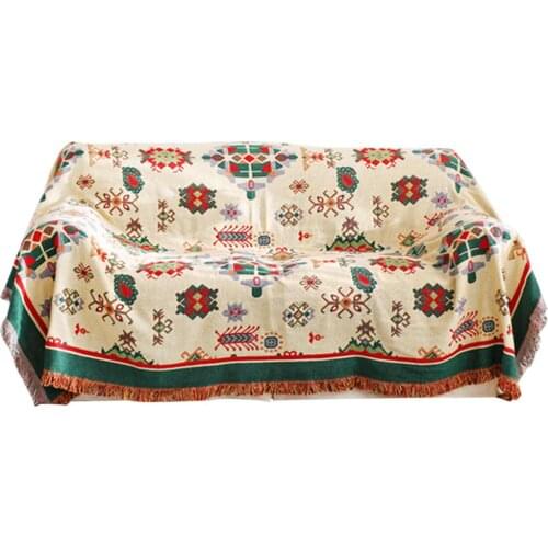 Bohemian Throw Blanket Tapestry Sofa Knitted Blanket Universal Dust-Proof Furniture Cover Sofa Towel For Home Decoration