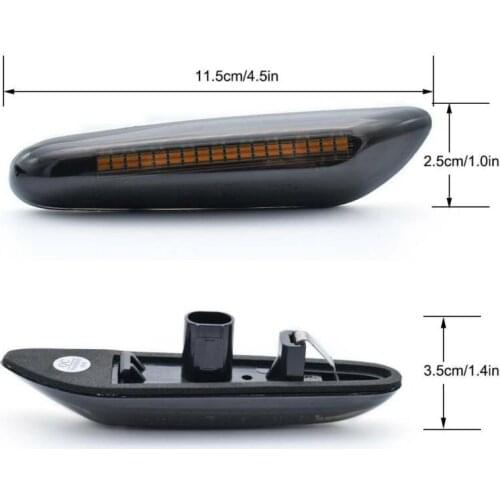 PMMA Side Marker Lights 12V 3W E60 E82 Light Side Indicator Turn Signal