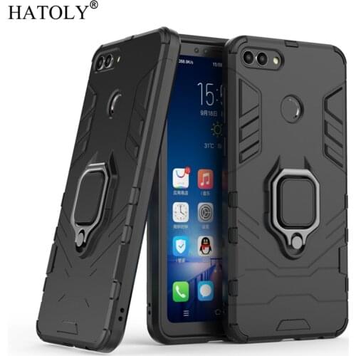 For Huawei Y9 2018 Case Cover for Huawei Y9 2018 Finger Ring Phone Case Shell Protective Hard PC Armor Case For Huawei Y9 2018