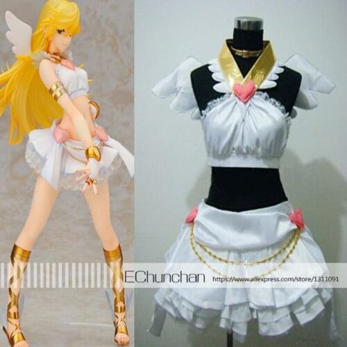 Stocking Angel Dress Uniform Cosplay dress Costume Panty & Stocking with Garterbelt Heroine Anarchy costume any size