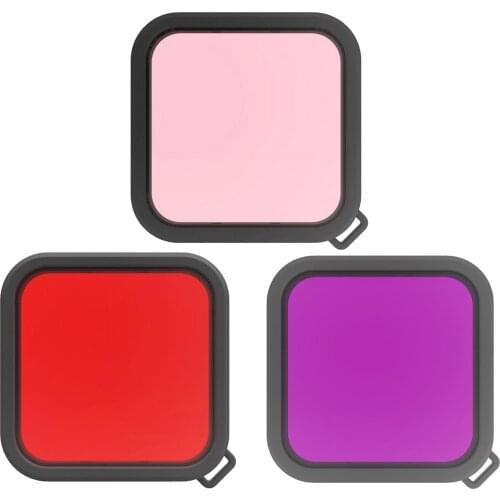 Sports Camera Lens Color Filter Diving Filter For DJI OSMO Action Housing waterproof case Cameras Accessories