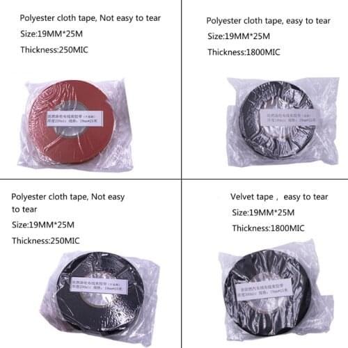 Electrical Tape Waterproof Harness Tape Flame Retardant Tape Easy to tear for Protect Wires