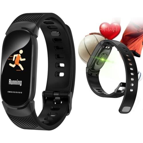 Female Smart Fitness Bracelet Color Screen Smart Band Blood Pressure Heart Rate Monitor Electronic Health Wristband PK mi band 3