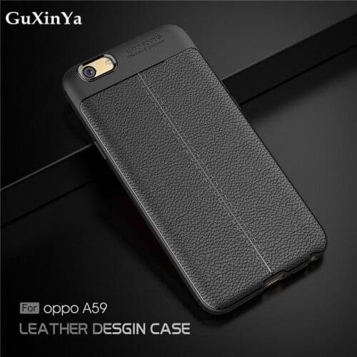 GuXinYa For OPPO A59 Cases Cover Luxury Leather ShockProof TPU Back Case For OPPO F1S Phone Fundas For Oppo A59 / F1S Coque 5.5"
