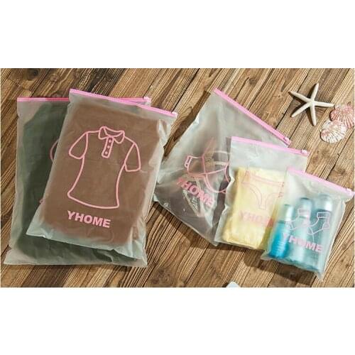 Wholesale Multipurpose Travel Pouch Bag Transparent Zipper Storage Bag Plastic Clothes Storage Bag