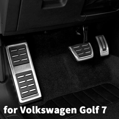 Aluminum alloy throttle brake pedal clutch clutch pedal modification decoration for VW Golf 7 mk7 Passat B8 Tiguan mk2 2018-2021